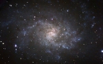 M33 - Galaktyka w Trójkącie (5,7mag; 2,6 mln l. świetlnych) 