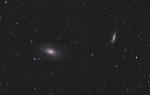 M81 i M82, - Galaktyki Bodego (6,9mag, 8,4mag, 10 mln lat świetlnych)