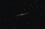 NGC 5907 - galaktyka spiralna w Smoku