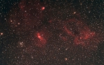 M52, NGC 7635, 7538